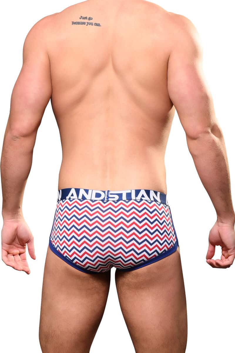 Mens Andrew Christian Zig Zag Boxer with Almost Naked Pouch