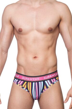 Supawear Men's Sprint Stripes Brief