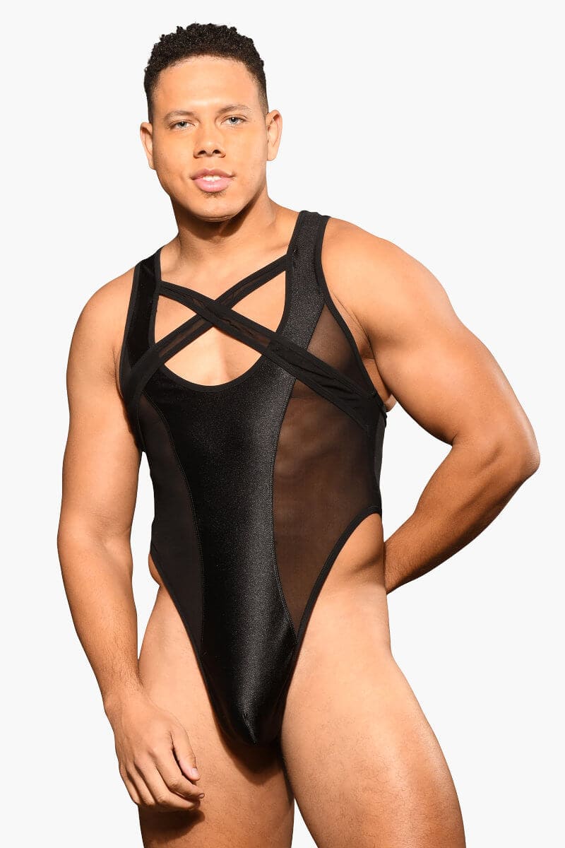 Andrew Christian Unleashed Body Suit with Almost Naked Hang Free Pouch