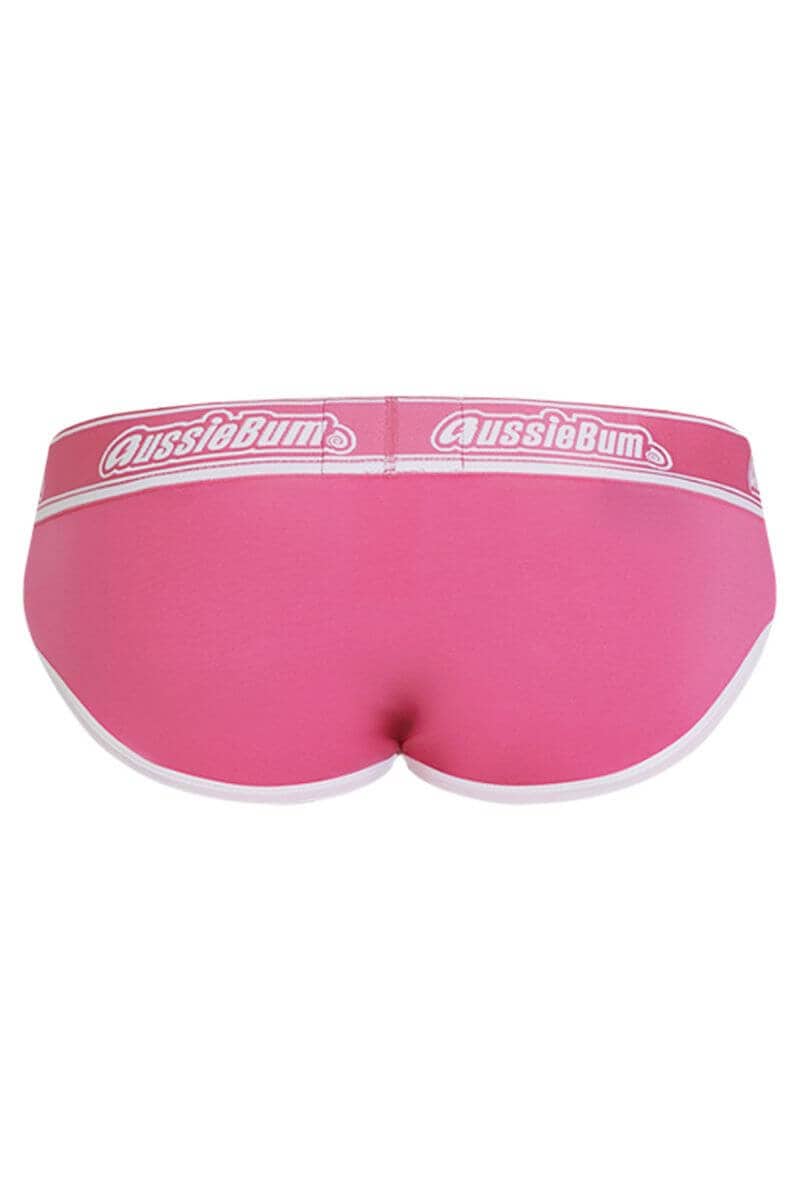 aussiebum cotton candy brief underwear mens uk pink