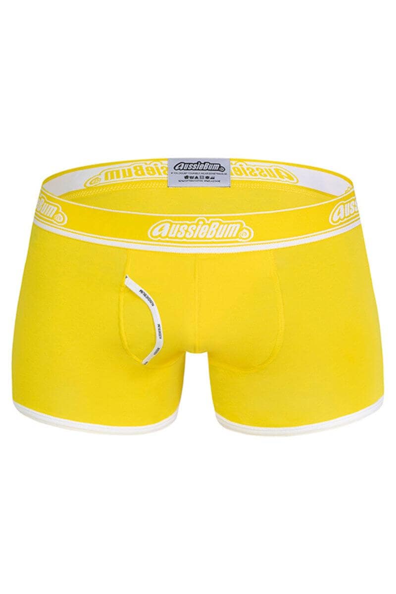 aussiebum cotton candy hipster trunk boxer underwear mens uk yellow