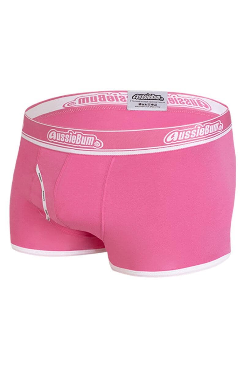 aussiebum cotton candy hipster trunk boxer underwear mens uk pink
