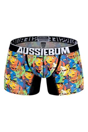 aussiebum mens cottonsoft critters boxer trunk hipster underwear UK