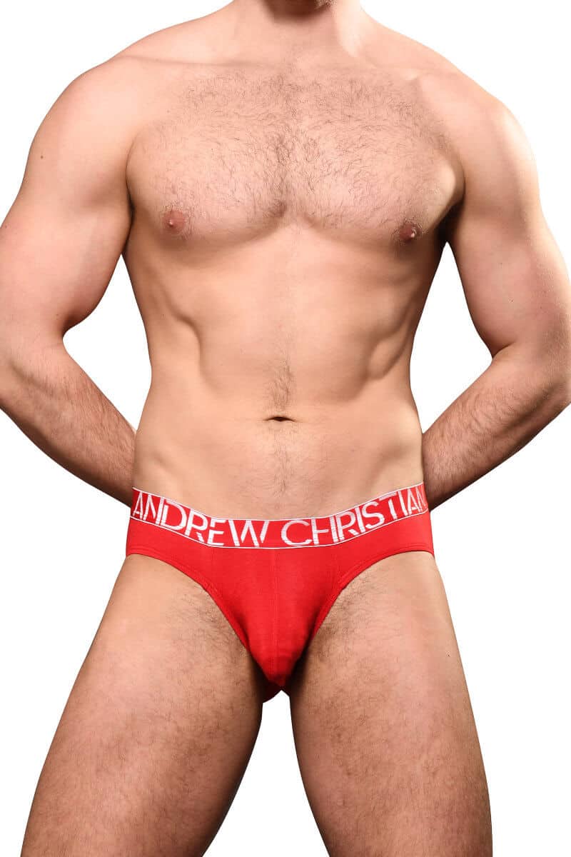 Andrew Christian Happy Modal Brief with Almost Naked Hang Free Pouch