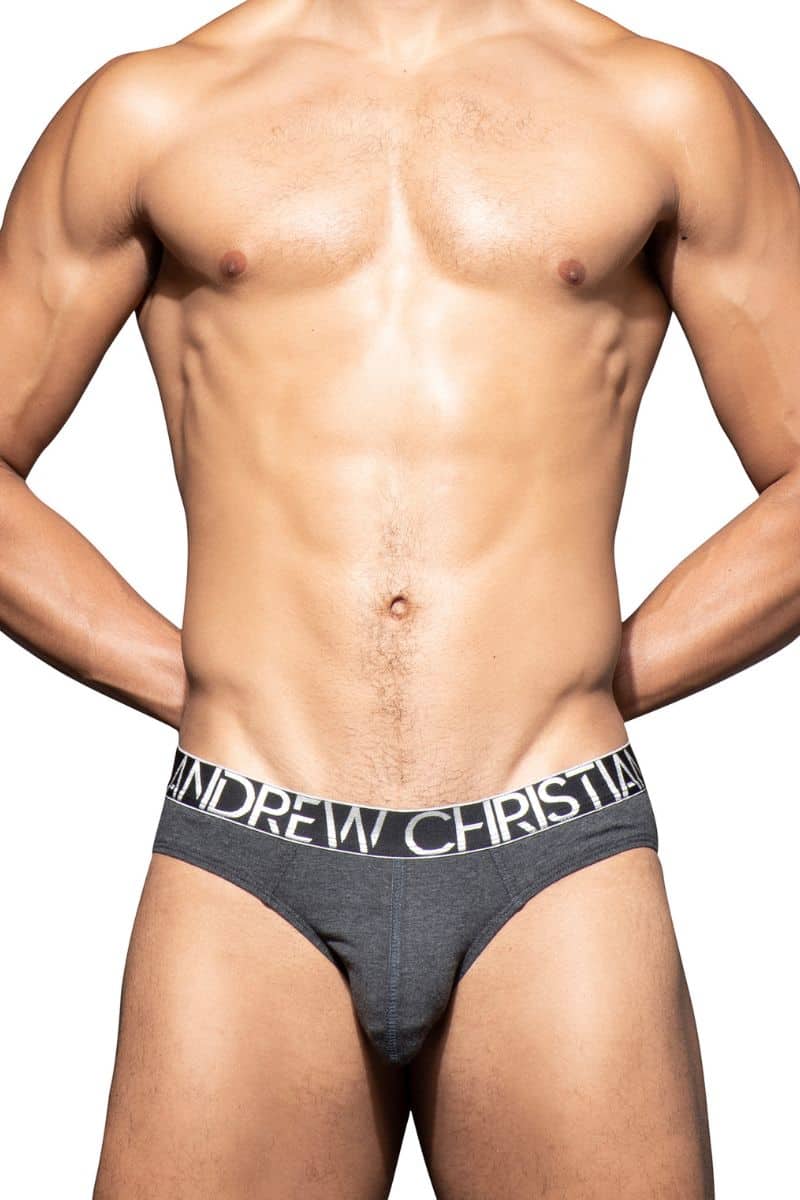 Andrew Christian Men's Happy Modal Brief with Almost Naked Hang Free Pouch