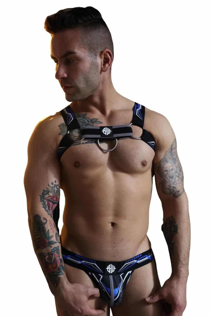 Breedwell Cyber Mens Chest Harness for Party