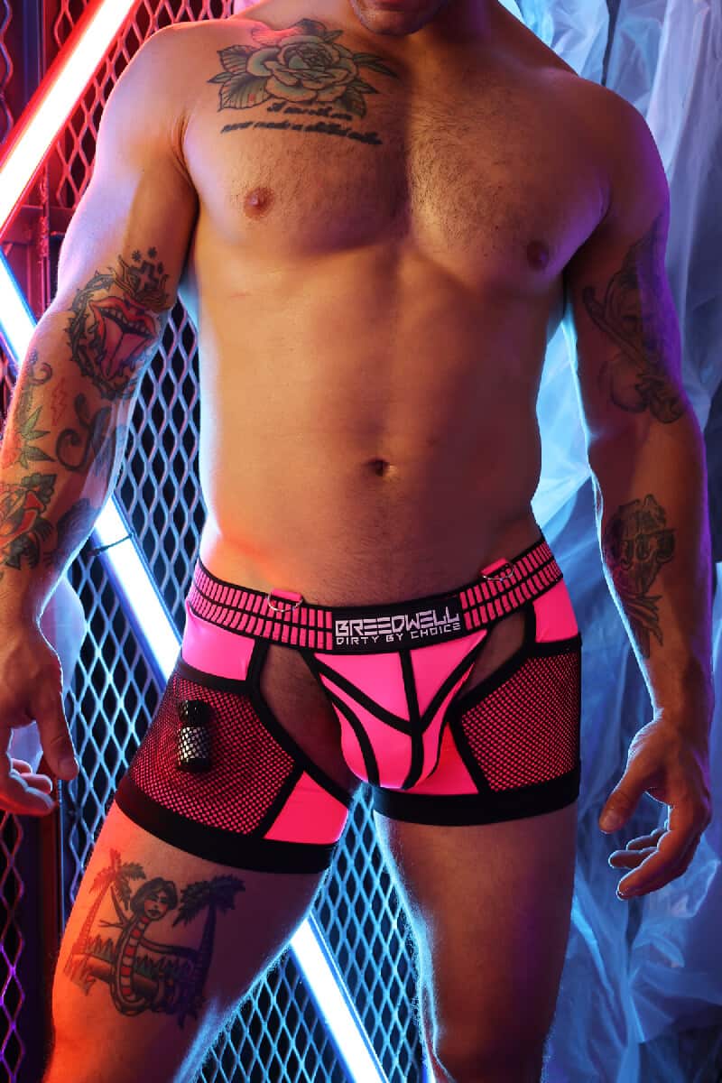 Breedwell Hybred Neon Backless Jock Boxer