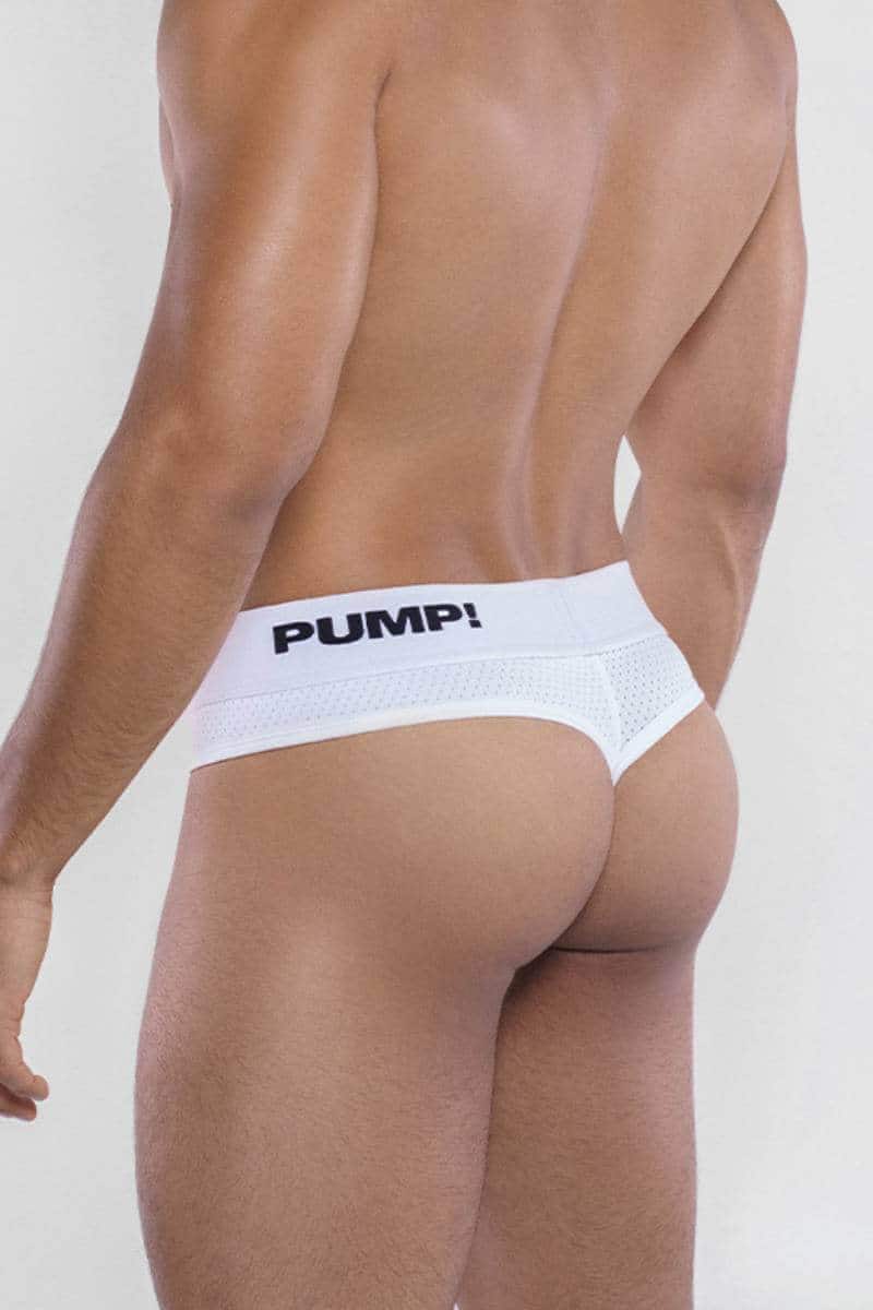 PUMP Underwear White Thong