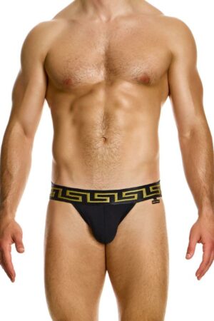 MODUS VIVENDI MEANDER JOCKSTRAP MENS COTTON ECO FRIENDLY BLACK