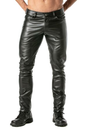 TOF Paris Men's Leatherette Pants