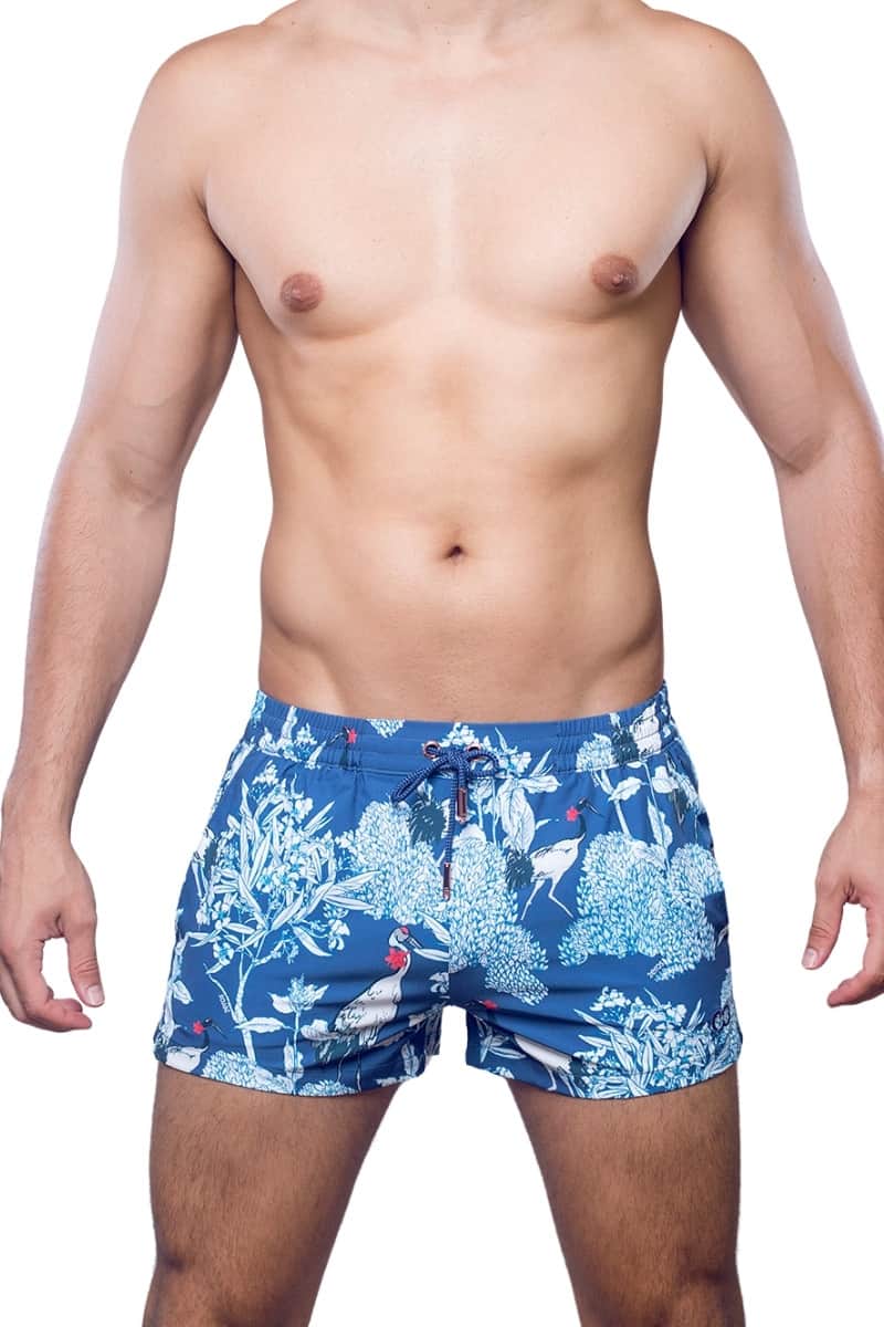 2eros Orient Dream S50 Swim Shorts: Super-Short Legs & Eco-Fabric