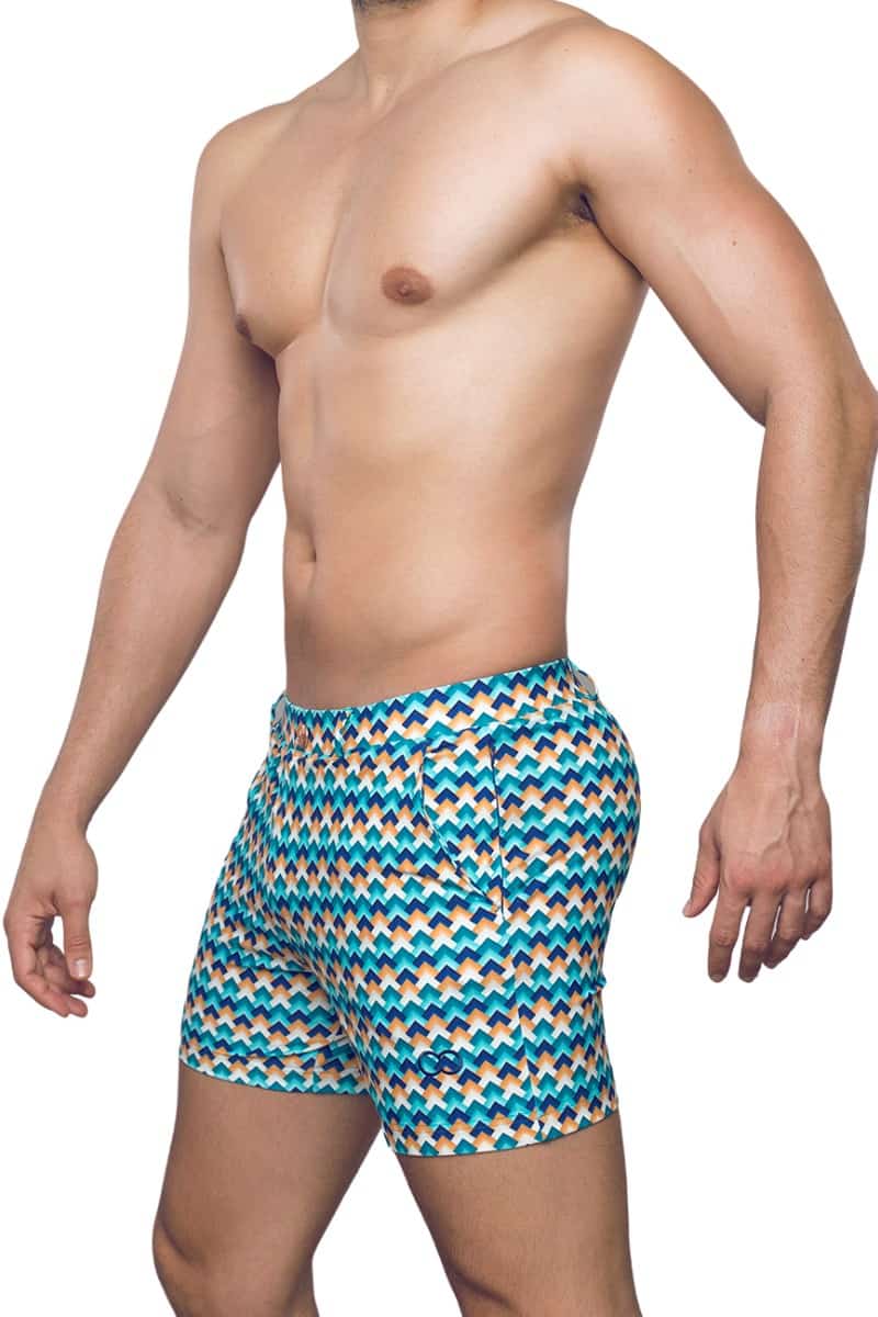 2eros Chevy Blue Bondi S60 Swim Shorts: Recycled Eco-Fabric