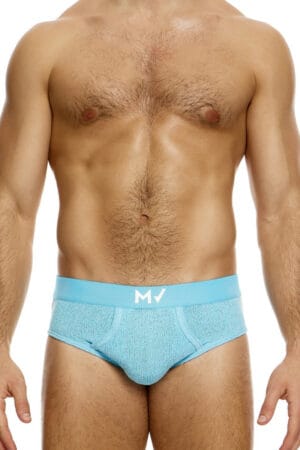 Modus Vivendi Men's Plain Knitted Breathable Classic Brief