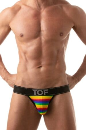 TOF Paris Men's Rainbow Pride Jockstrap