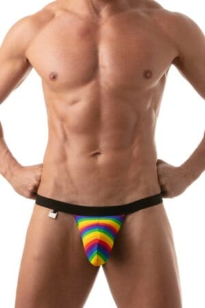 TOF Paris Rainbow Swimming Thong Mens