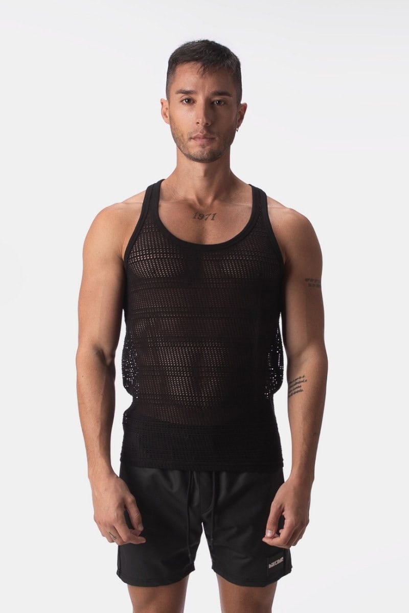 BARCODE Berlin Lunt Knitted Mesh Vest