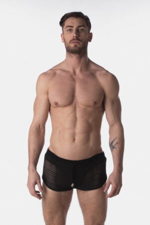 Barcode Berlin Men's Aachet Semi See-Through Short Shorts