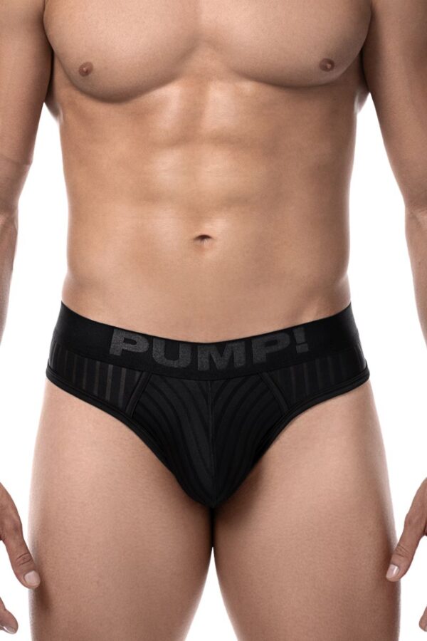 PUMP Whisper Men's Thong Underwear Black