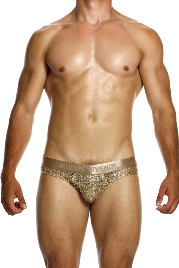 Modus Vivendi Harem Gold Sequin Brief