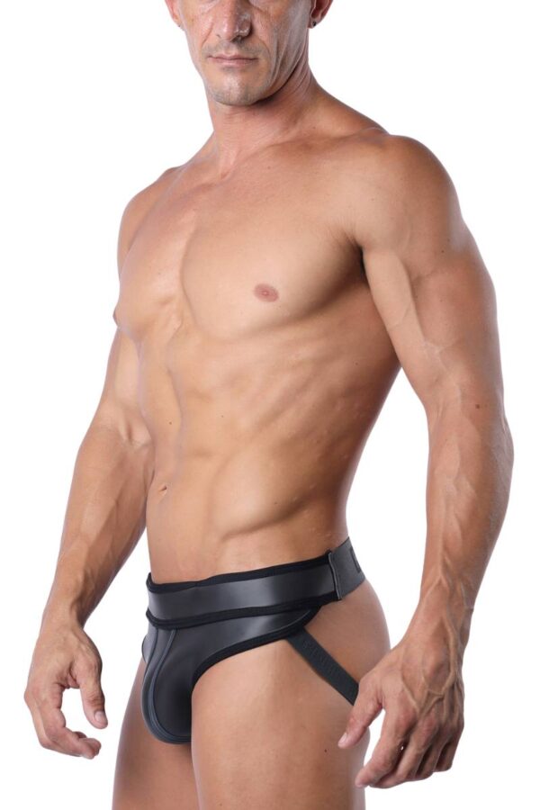 CellBlock13 Fasten Neoprene Jock Brief CBU357 Black