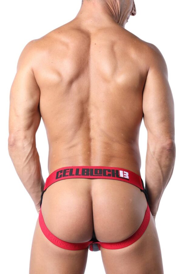 CellBlock13 Fasten Neoprene Jock Brief CBU357 Red