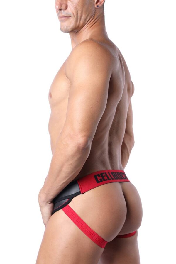 CellBlock13 Fasten Neoprene Jock Brief CBU357 Red