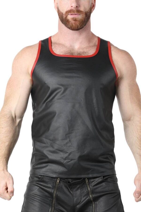 CellBlock13 Anti-Chrome Vegan Leather Tank Top